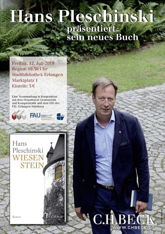 Zum Artikel "12. Juli 2019: Öffentliche Lesung mit Hans Pleschinski"
