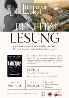 Zum Artikel "6. Juni 2023: Benefiz-Lesung mit Lucas Fassnacht"