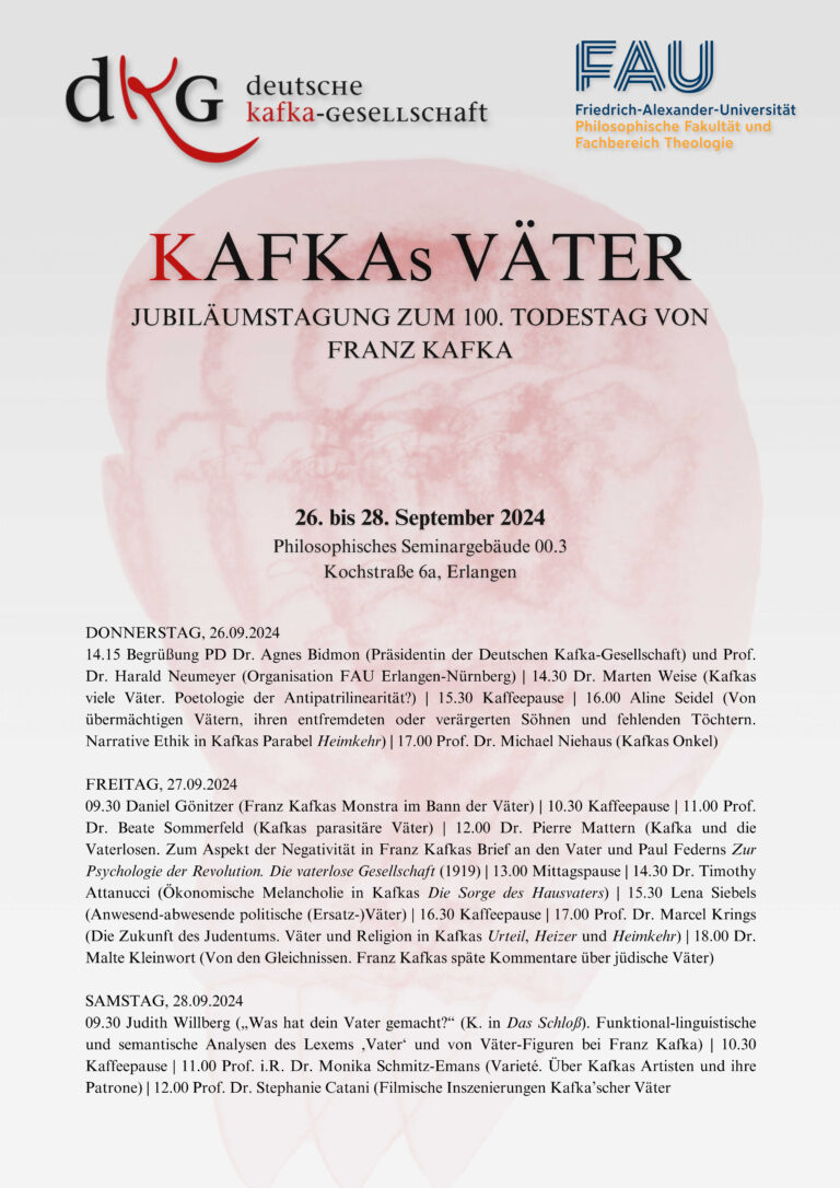 26.-28. September 2024: Kafkas Väter