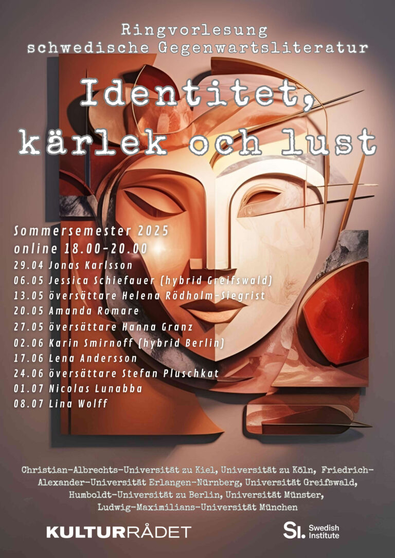 Sommersemester 2025: Ringvorlesung Identitet, kärlek och lust