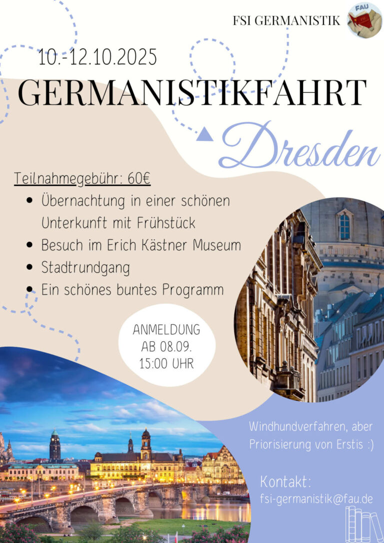 10.-12.10.: Erstifahrt nach Dresden