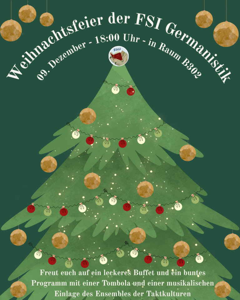 9.12.: Weihnachtsfeier der FSI GERMANISTIK